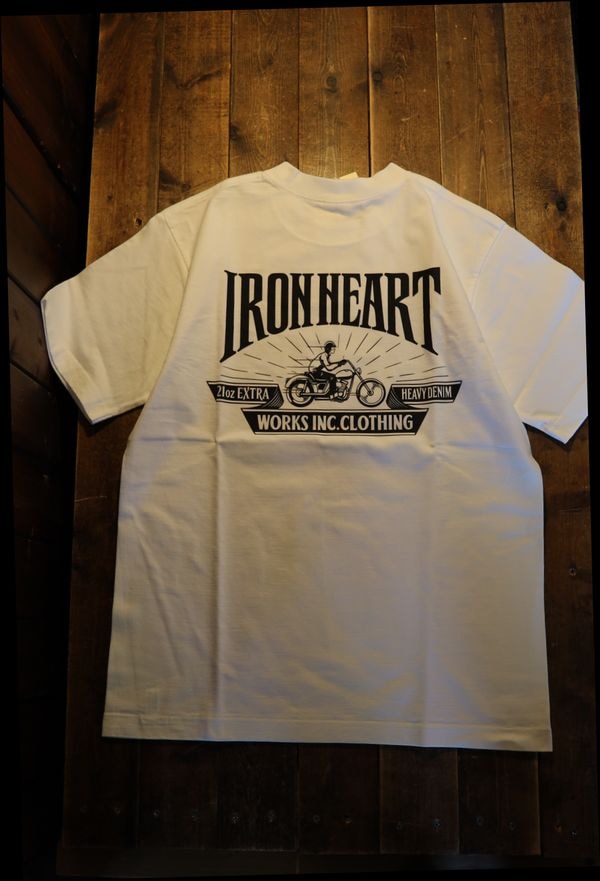IRON HEART アイアンハート IHT-2601 7.5ozヘビーボディプリントT