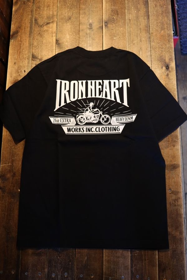 IRON HEART アイアンハート IHT-2601 7.5ozヘビーボディプリントT