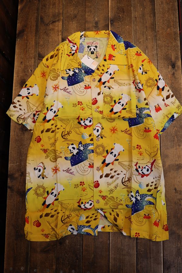 PANDIESTA JAPAN パンディエスタ 526227 シャークパンダアロハシャツ