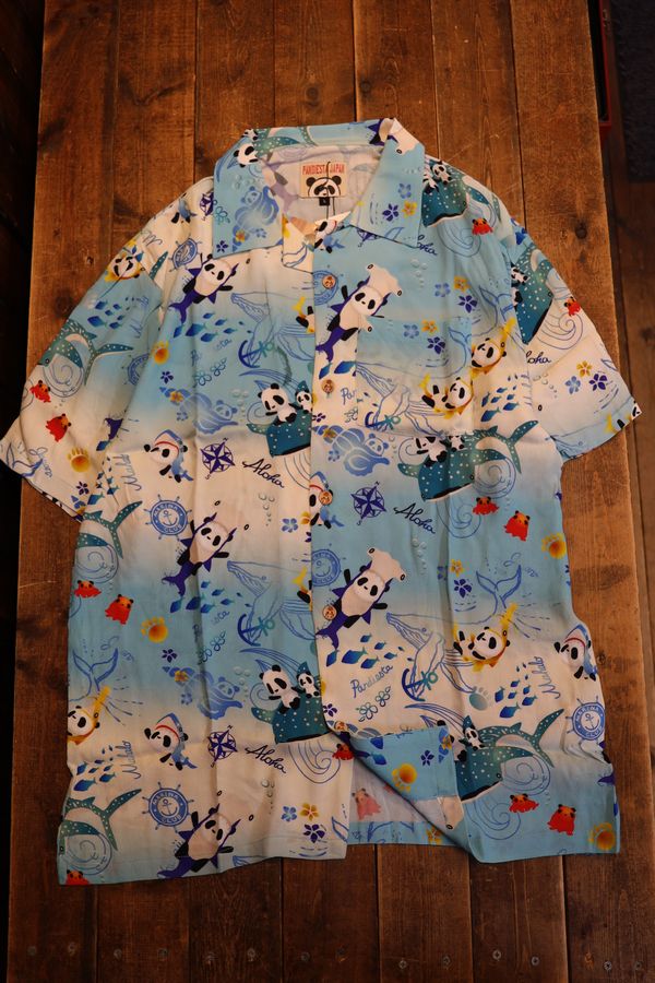 PANDIESTA JAPAN パンディエスタ 526227 シャークパンダアロハシャツ