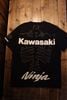 VANSN��KAWASAKI����ܥ졼�����KMV-2603 ŷ��Ⱦµ�ɽ�Tee��Ǧ�ԡ�NINJA���ܡ��󡡥֥�å�B