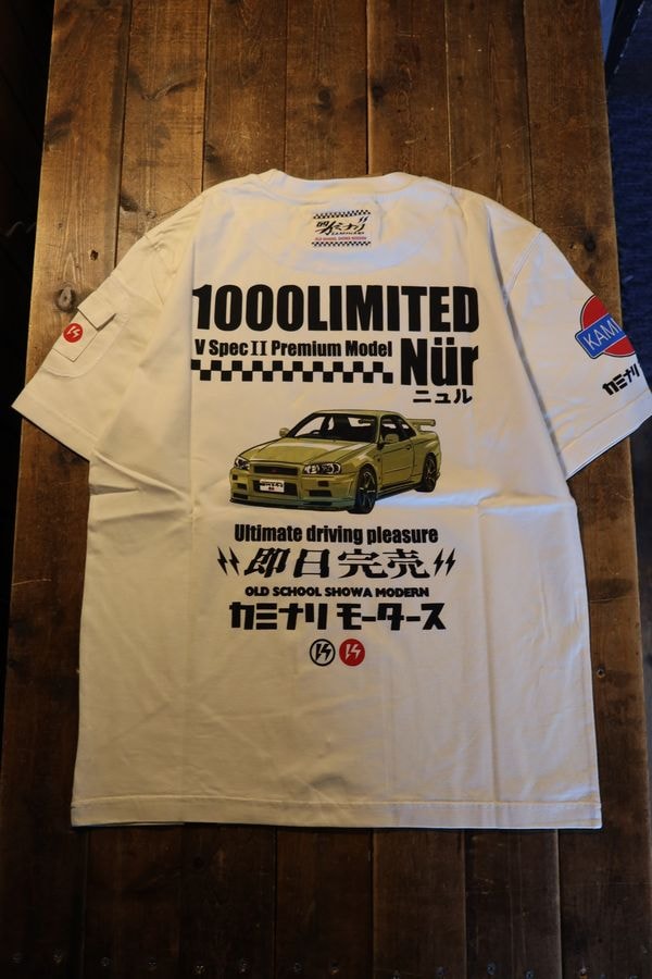 エフ商会 カミナリ KMT-274 ニュルブルクリンクTシャツ 日産 R34 GTR