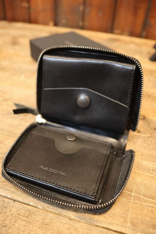 KADOYA �����ɥ䡡SADDLE ZIP WALLET�����ɥ른�åץ�����åȡ��쥶��������åȡ����ۡ�