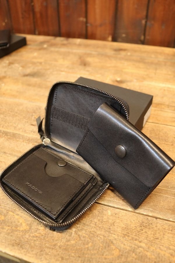 KADOYA �����ɥ䡡SADDLE ZIP WALLET�����ɥ른�åץ�����åȡ��쥶��������åȡ����ۡ�
