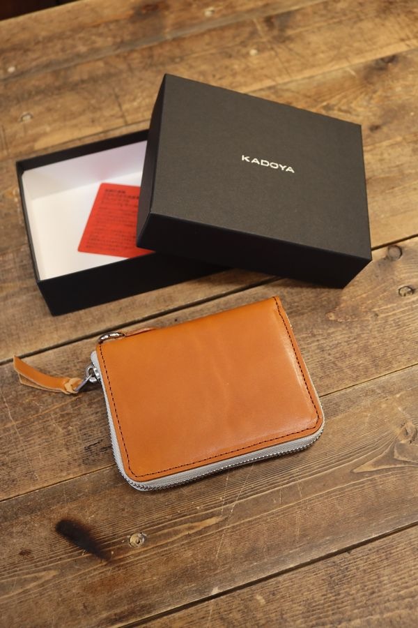 KADOYA �����ɥ䡡SADDLE ZIP WALLET�����ɥ른�åץ�����åȡ��쥶��������åȡ����ۡ�