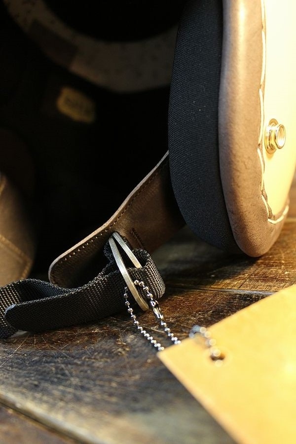 SHM HAND STITCH��Lot-105���ϥ�ɥ��ƥå������⡼�른���åȡ������åȥإ��å� OLIVE GREEN / COCOA LEATHER�����꡼�֥��꡼��/�������쥶��