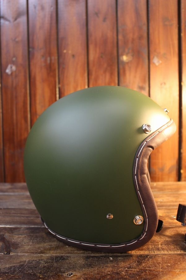 SHM HAND STITCH��Lot-105���ϥ�ɥ��ƥå������⡼�른���åȡ������åȥإ��å� OLIVE GREEN / COCOA LEATHER�����꡼�֥��꡼��/�������쥶��