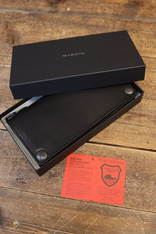KADOYA カドヤ SADDLE LONG WALLET サドルロングウォレット 長財布