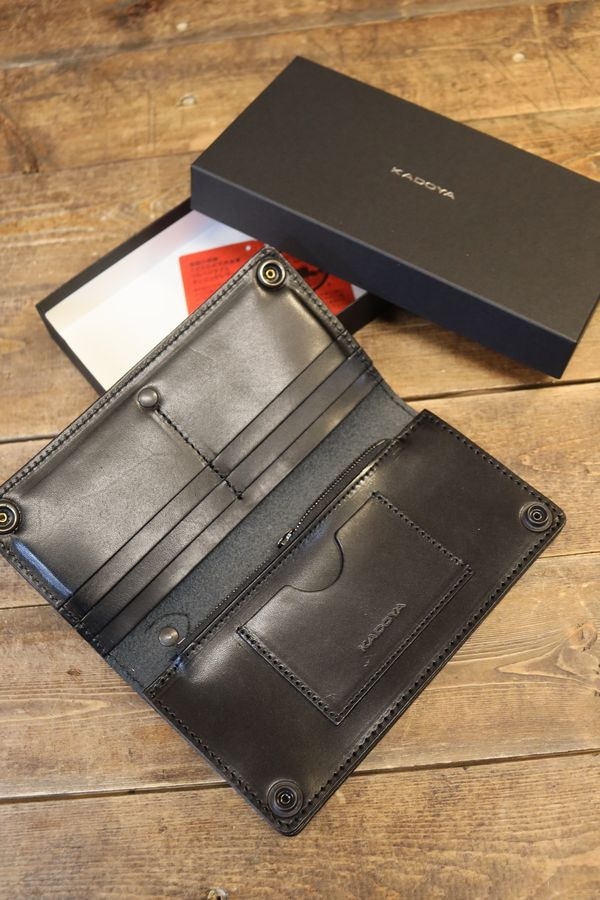 KADOYA カドヤ SADDLE LONG WALLET サドルロングウォレット 長財布