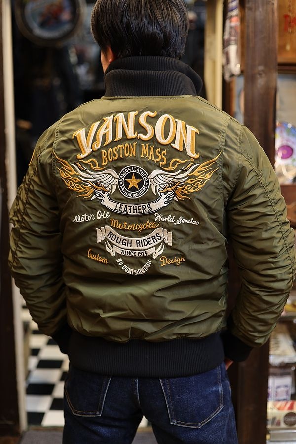 VANSON バンソンTJV 別注レザージャケットサイズ40 Lサイズ
