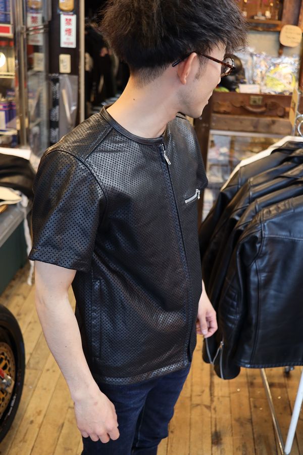 KADOYA(���ɥ�)��K'S LEATHER&K'S PRODUCT��PL-LEATHER TEE �ѥ���󥰥쥶��TEE����TEE���֥�å�