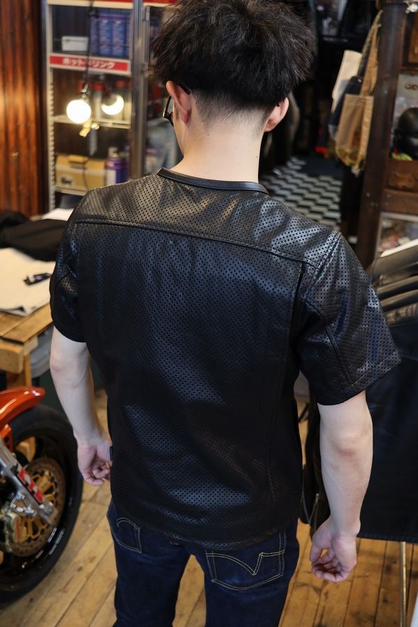KADOYA(���ɥ�)��K'S LEATHER&K'S PRODUCT��PL-LEATHER TEE �ѥ���󥰥쥶��TEE����TEE���֥�å�