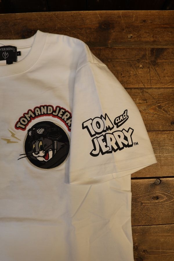 NEVERMIND��Tom and Jerry���ȥ�ȥ����꡼����ܡ�TJN-2605 ŷ��ȾµTee���ɽ����Х�����T����ġ����եۥ磻��