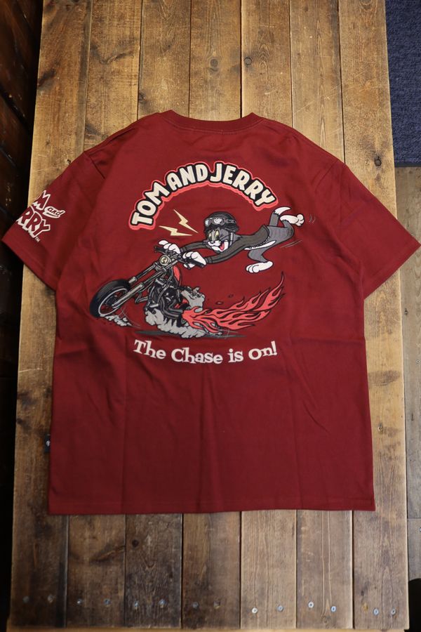 NEVERMIND��Tom and Jerry���ȥ�ȥ����꡼����ܡ�TJN-2605 ŷ��ȾµTee���ɽ����Х�����T����ġ��磻��