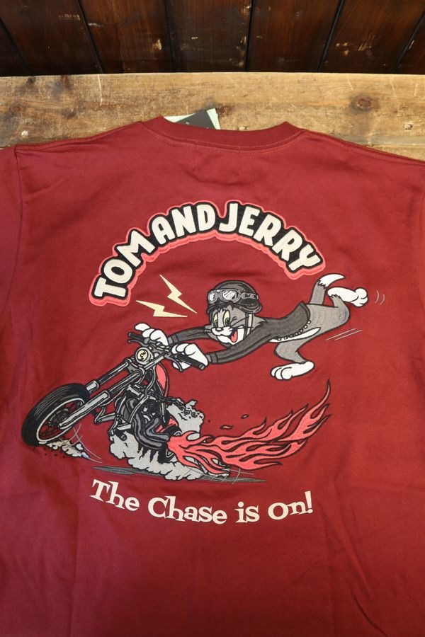 NEVERMIND��Tom and Jerry���ȥ�ȥ����꡼����ܡ�TJN-2605 ŷ��ȾµTee���ɽ����Х�����T����ġ��磻��