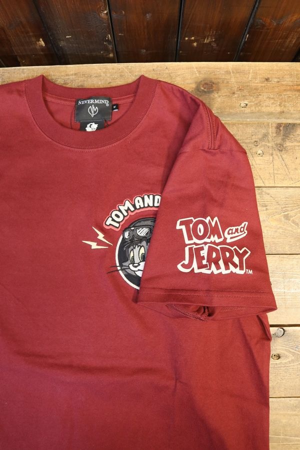 NEVERMIND��Tom and Jerry���ȥ�ȥ����꡼����ܡ�TJN-2605 ŷ��ȾµTee���ɽ����Х�����T����ġ��磻��