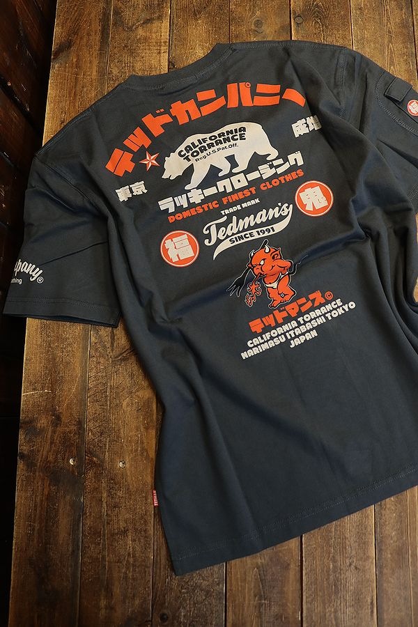 エフ商会 TEDMAN テッドマン TDSS-567 CALIFORNIA コットンTシャツ