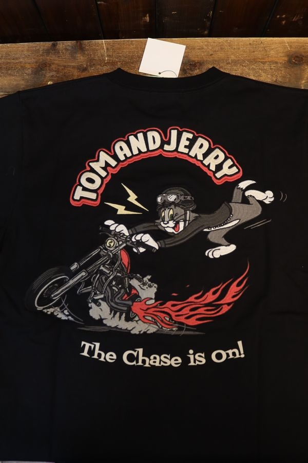 NEVERMIND��Tom and Jerry���ȥ�ȥ����꡼����ܡ�TJN-2605 ŷ��ȾµTee���ɽ����Х�����T����ġ��֥�å�