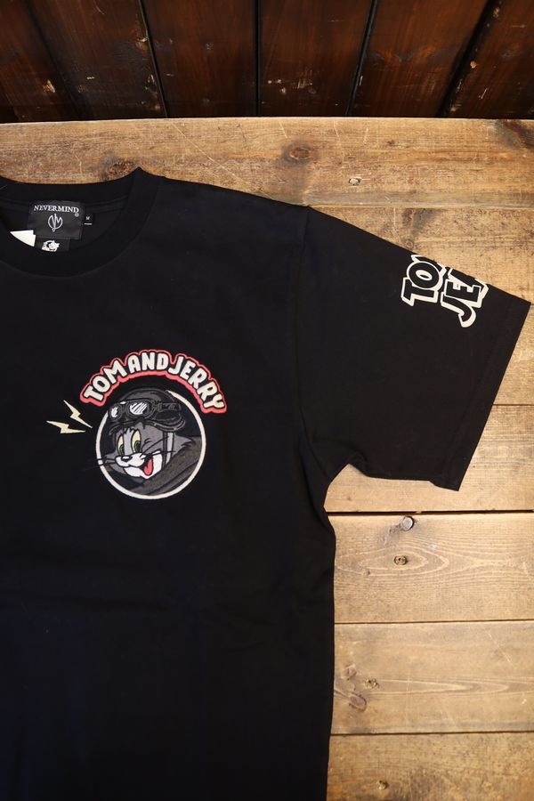 NEVERMIND��Tom and Jerry���ȥ�ȥ����꡼����ܡ�TJN-2605 ŷ��ȾµTee���ɽ����Х�����T����ġ��֥�å�