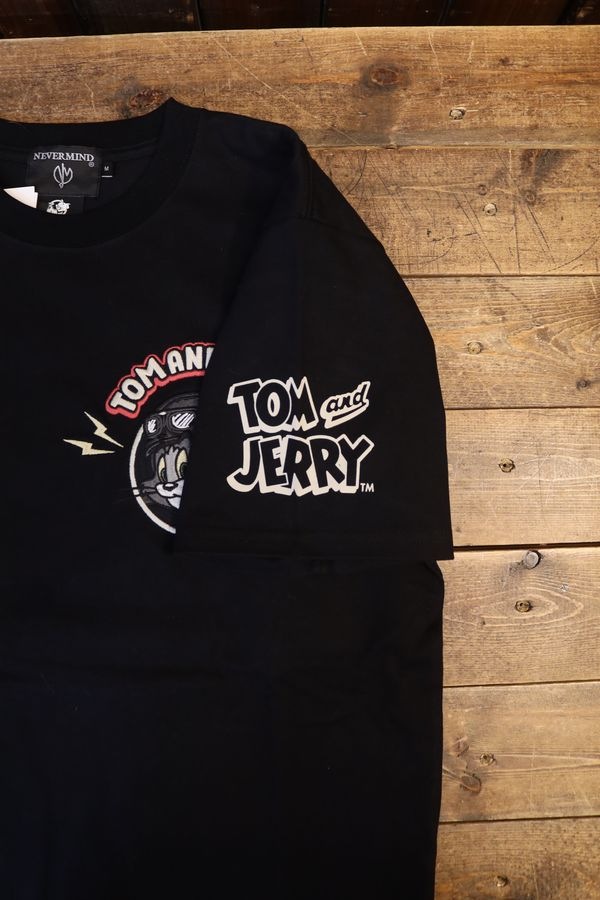 NEVERMIND��Tom and Jerry���ȥ�ȥ����꡼����ܡ�TJN-2605 ŷ��ȾµTee���ɽ����Х�����T����ġ��֥�å�