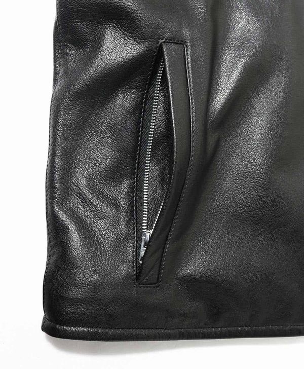 KADOYA レザー ベスト ALTER KEIS（アルタケイス） カドヤ(KADOYA) ALTER KEIS（アルタケイス） HUNTING VEST ゴート