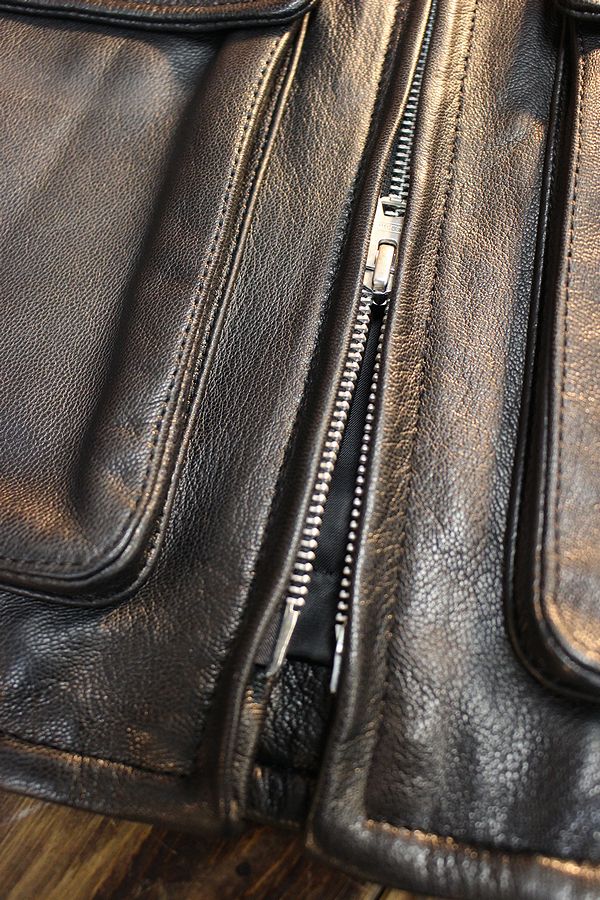 KADOYA レザー ベスト ALTER KEIS（アルタケイス） カドヤ(KADOYA) ALTER KEIS（アルタケイス） HUNTING VEST