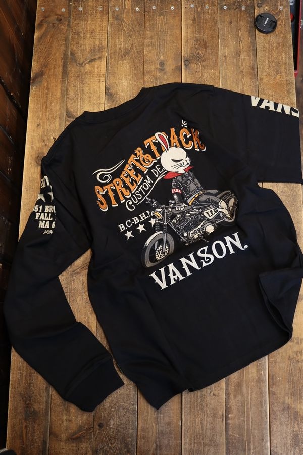 VANSON��CROWS��WORST �������� ����� CRV-2506 ŷ������Tee���ǥ���ӥåȡ��ϥ졼�����ݡ��ĥ��������֥�å�