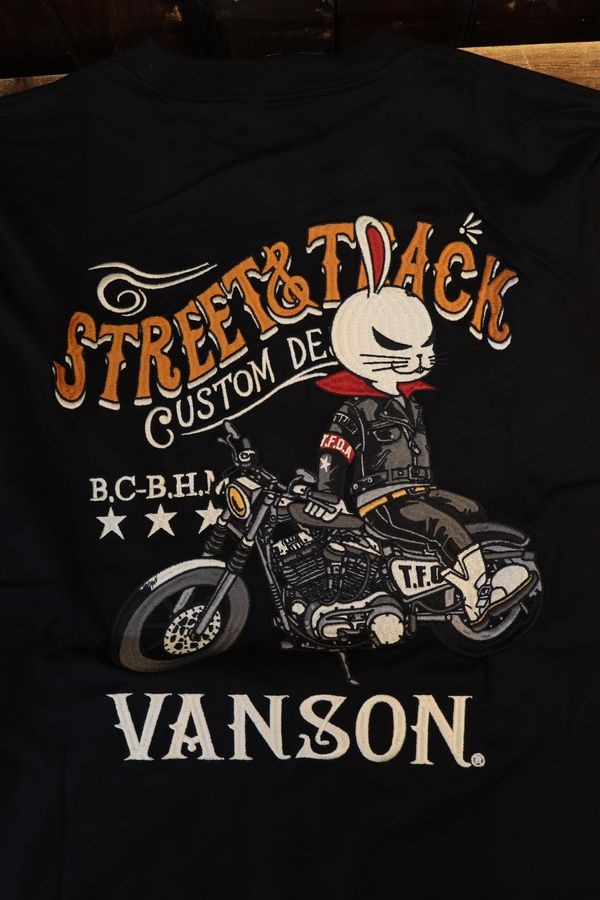 VANSON��CROWS��WORST �������� ����� CRV-2506 ŷ������Tee���ǥ���ӥåȡ��ϥ졼�����ݡ��ĥ��������֥�å�