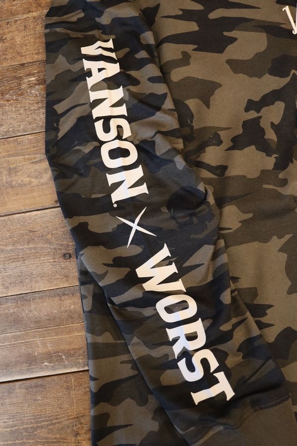 VANSON��CROWS��WORST �������� ����� CRV-2506 ŷ������Tee���ǥ���ӥåȡ��ϥ졼�����ݡ��ĥ����������꡼�֥���ե�