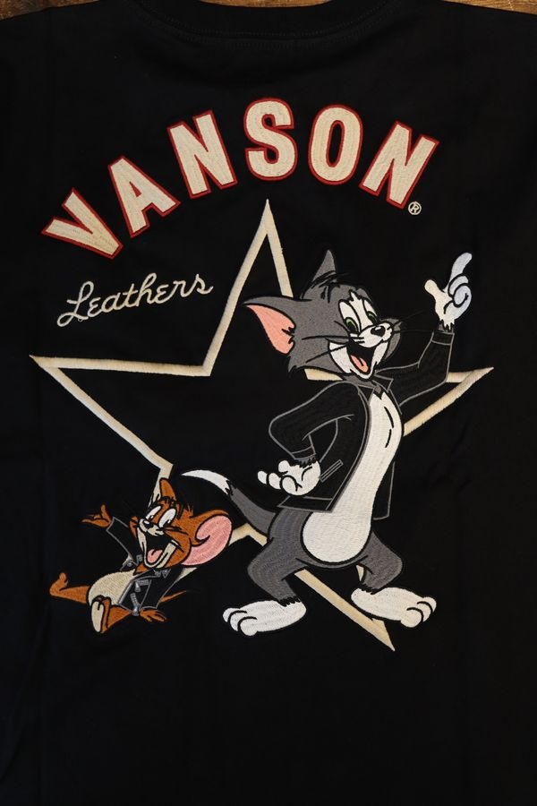 VANSON��Tom and Jerry���ȥ�ȥ����꡼��TJV-2532����󥹥���ŷ��ĹµTee���֥�å�