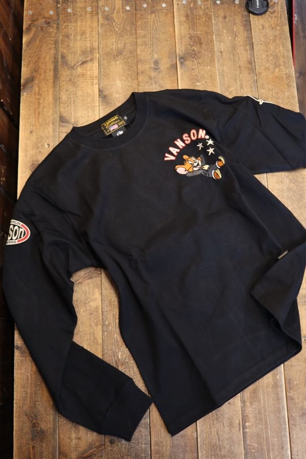 VANSON��Tom and Jerry���ȥ�ȥ����꡼��TJV-2532����󥹥���ŷ��ĹµTee���֥�å�