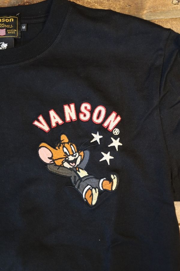 VANSON��Tom and Jerry���ȥ�ȥ����꡼��TJV-2532����󥹥���ŷ��ĹµTee���֥�å�