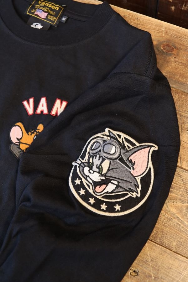 VANSON��Tom and Jerry���ȥ�ȥ����꡼��TJV-2532����󥹥���ŷ��ĹµTee���֥�å�