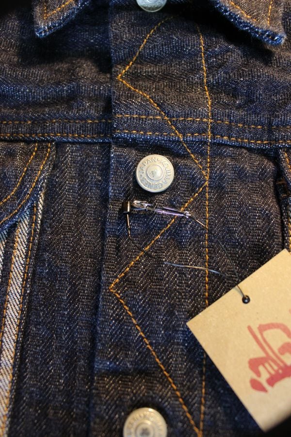 KOJIMA GENES�����祸���󥺡�RNB-2009��4POCKET SHIRT DICE WEAVE DENIM