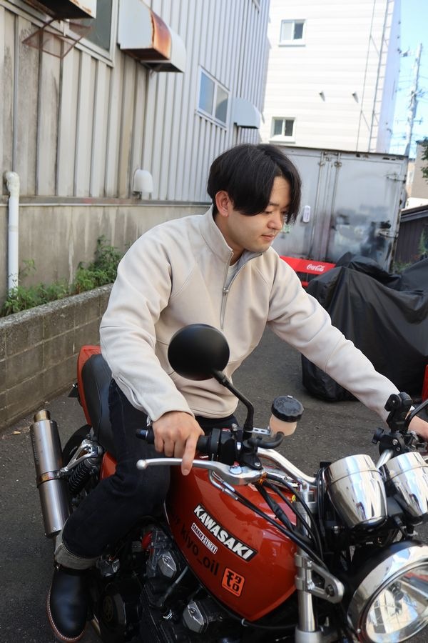 KADOYA(���ɥ�)��K'S LEATHER&K'S PRODUCT��HALF ZIP RIDERS���ϡ��ե��åץ饤���������ץ롡�磻�ɥ��륨�åȡ��̥Хå����졼