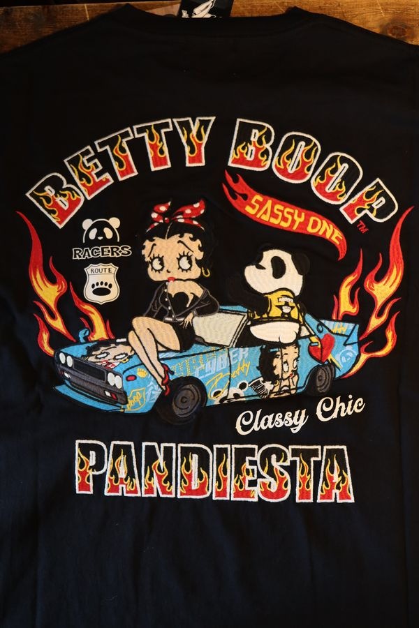 PANDIESTA��BETTY BOOP���ѥ�ǥ��������ߥ٥ƥ���526601A �����֥饤��BBETTY Tee���֥�å�