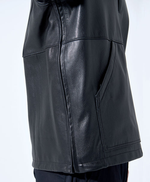 KADOYA(���ɥ�)��K'S LEATHER&K'S PRODUCT��HALF ZIP RIDERS���ϡ��ե��åץ饤���������ץ롡�磻�ɥ��륨�åȡ������ȥ�����֥�å�