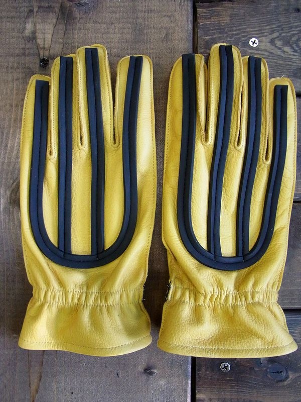 カドヤ(KADOYA) VMX GLOVE レザーグローブ ヴィンテージ マッド