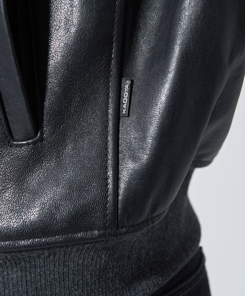 KADOYA(���ɥ�)��K'S LEATHER&K'S PRODUCT��LEATHER JERSEY���쥶�����㡼�����֥�å�/�����ܥ꡼