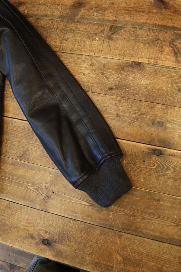 KADOYA(���ɥ�)��K'S LEATHER&K'S PRODUCT��LEATHER JERSEY���쥶�����㡼�����֥�å�/�֥�å�