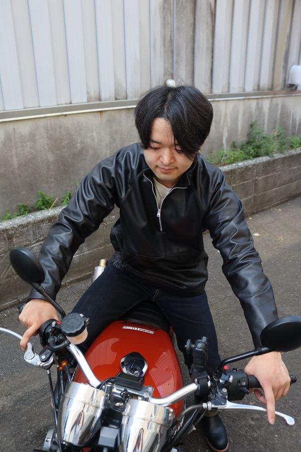 KADOYA(���ɥ�)��K'S LEATHER&K'S PRODUCT��LEATHER JERSEY���쥶�����㡼�����֥�å�/�֥�å�