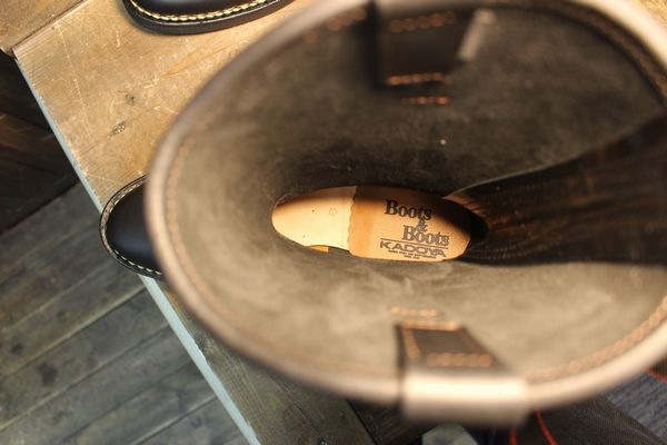 カドヤ K'S LEATHER バイク用ブーツ KA-WESTERN ブラック カドヤ(KADOYA) K'S BOOTS&BOOTS KA-WESTERN （KAウエスタン）ブーツ