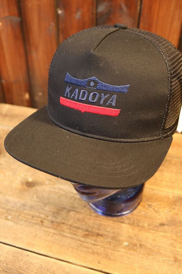 ���ɥ�(KADOYA) ��K'S LEATHER & K'S PRODUCT�ʥ������쥶������ɥ������ץ������ȡ�MESH LOGO CAP ��å����������å� �֥�å�
