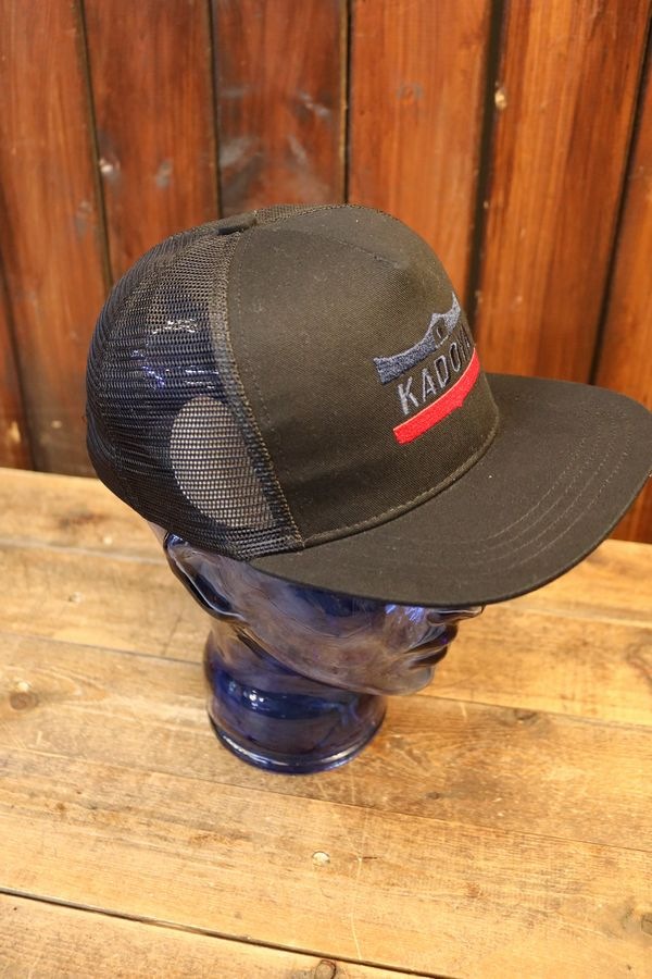 ���ɥ�(KADOYA) ��K'S LEATHER & K'S PRODUCT�ʥ������쥶������ɥ������ץ������ȡ�MESH LOGO CAP ��å����������å� �֥�å�