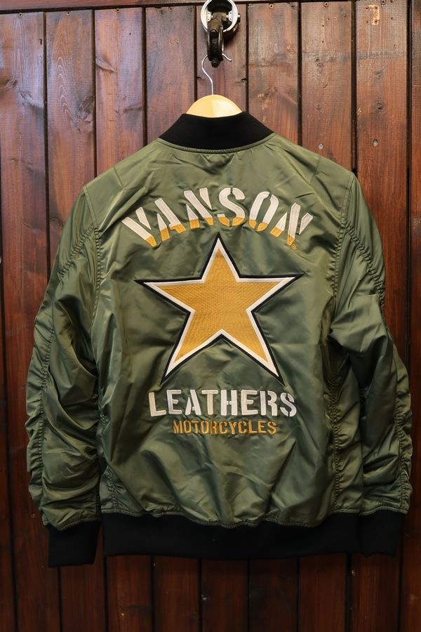 VANSON�Х󥽥�NVJK-2506��MA-1����󥹥������ե饤�ȥ��㥱�åȡ�V�����꡼��