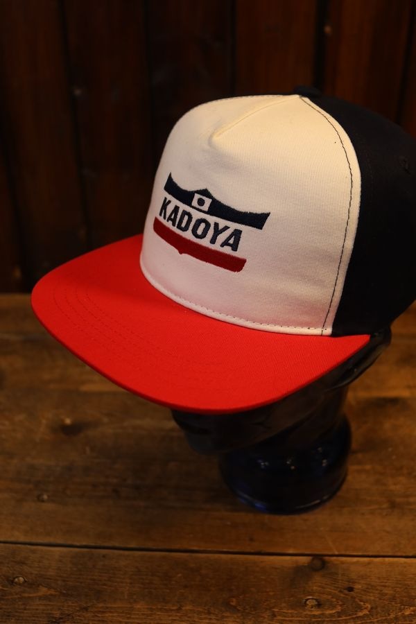 ���ɥ�(KADOYA) ��K'S LEATHER & K'S PRODUCT�ʥ������쥶������ɥ������ץ������ȡ�MESH LOGO CAP ��å����������å� �֥롼�ۥ磻�ȥ�å�