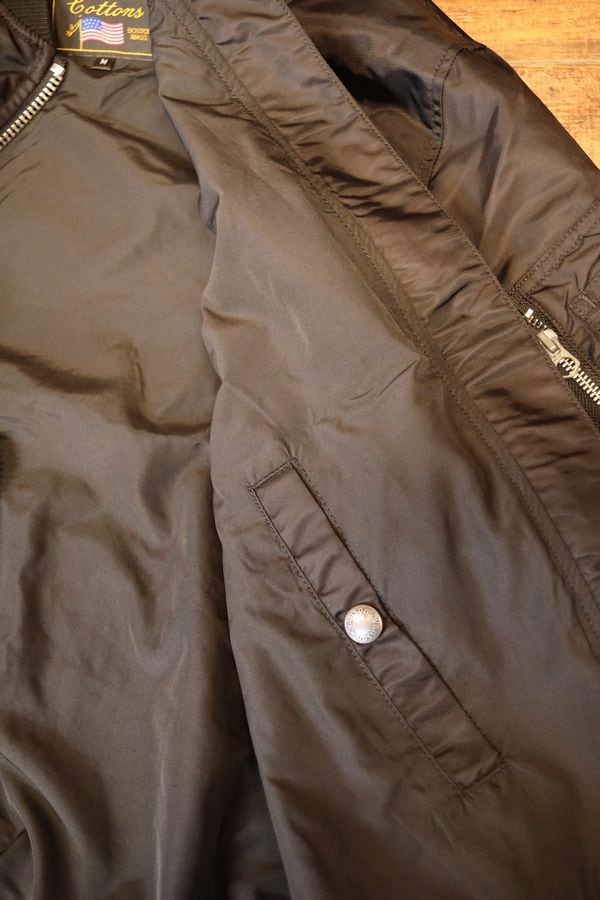 VANSON�Х󥽥�NVJK-2506��MA-1����󥹥������ե饤�ȥ��㥱�åȡ��֥�å�A