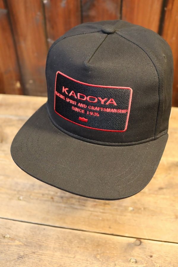 ���ɥ�(KADOYA) ��K'S LEATHER & K'S PRODUCT�ʥ������쥶������ɥ������ץ������ȡ�FABRIC LOGO CAP �ե��֥�å���������åס���å�