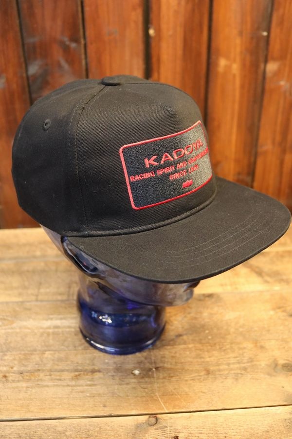 ���ɥ�(KADOYA) ��K'S LEATHER & K'S PRODUCT�ʥ������쥶������ɥ������ץ������ȡ�FABRIC LOGO CAP �ե��֥�å���������åס���å�