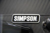 Simpson シンプソンヘルメット ステッカー ｓ シールドステッカー ｍ30用 ブラック ヘルメット Simpson ステッカー バイクウエア アメカジhistory